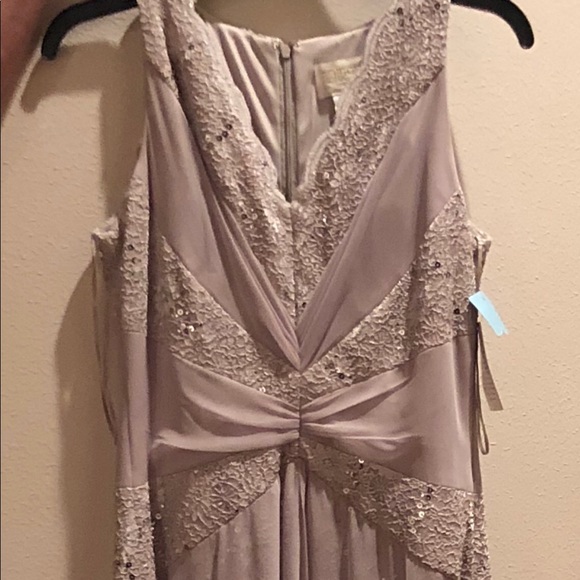 Long, blush/tan formal dress - Picture 1 of 4